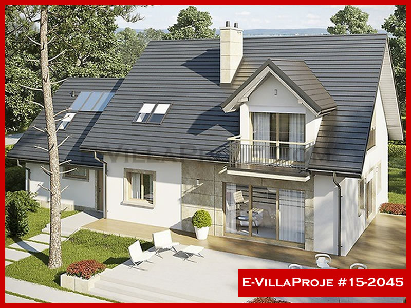 Ev Villa Proje #15 - 2045 Çelik Villa Modeli ve 3D Tasarımı