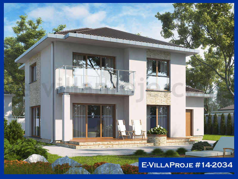 Ev Villa Proje #14 - 2034 Çelik Villa Modeli