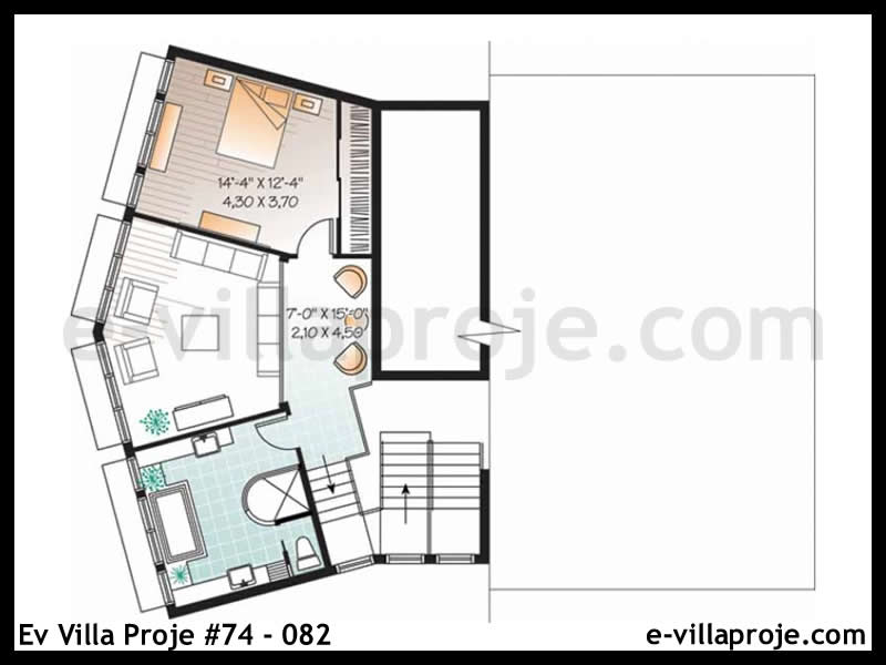 Ev Villa Proje #74 - 082 Çelik Ev Projesi - Görsel 3