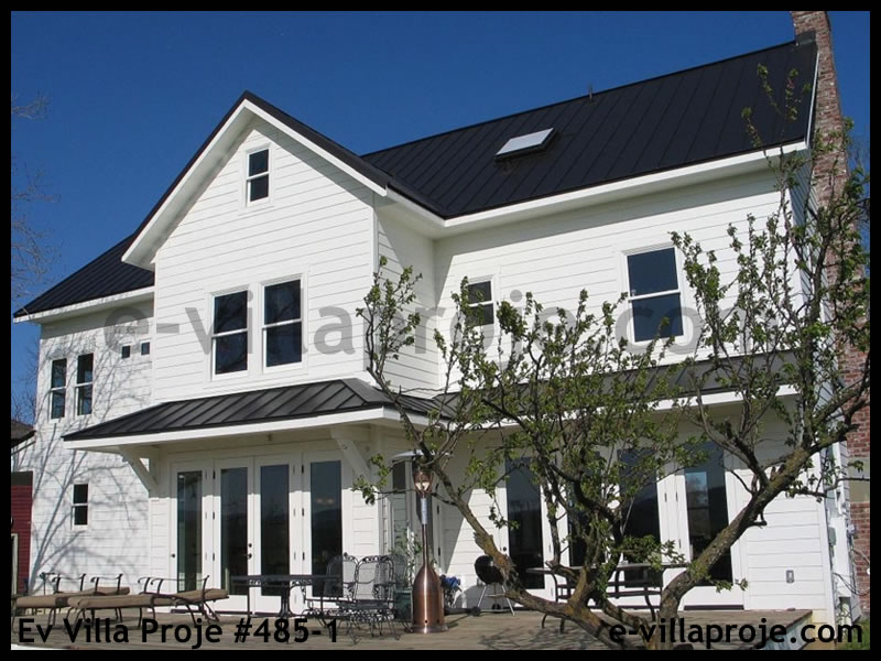 Ev Villa Proje #485 - 1 Çelik Villa Modeli ve 3D Tasarımı