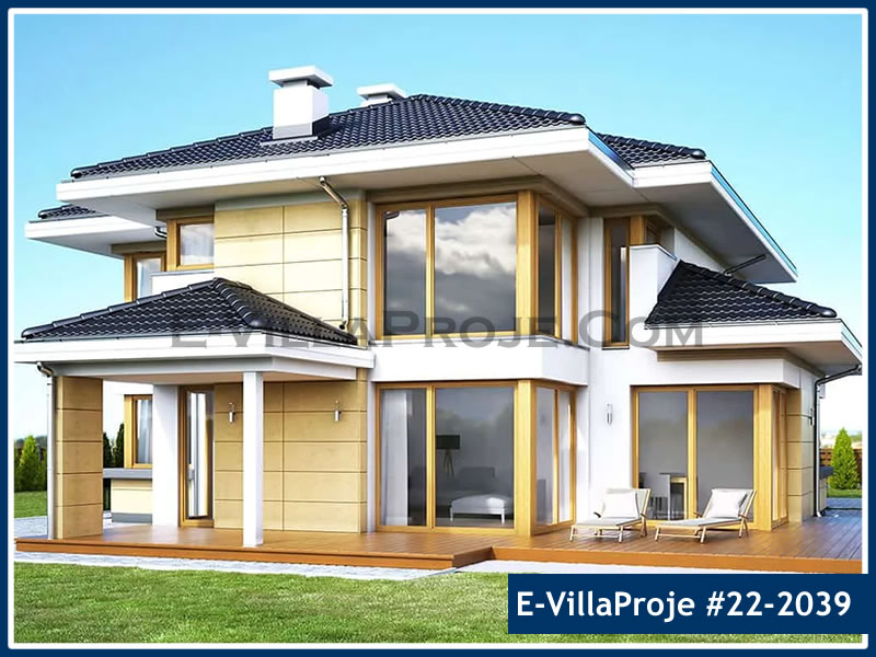 Ev Villa Proje #22 - 2039 Çelik Villa Modeli ve 3D Tasarımı