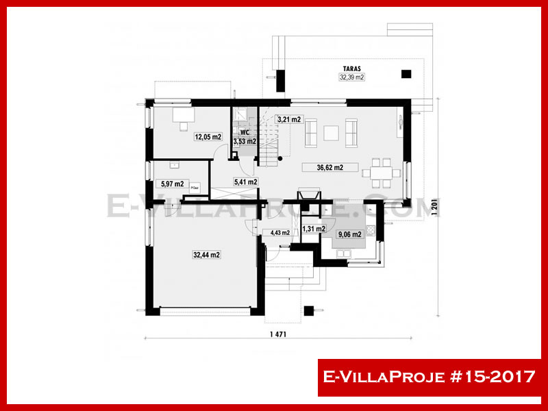Ev Villa Proje #15 - 2017 Çelik Ev Projesi - Görsel 2