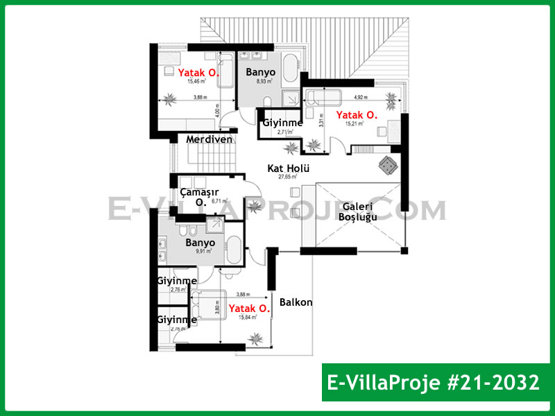 Ev Villa Proje #21 - 2032 Çelik Ev Projesi - Görsel 3