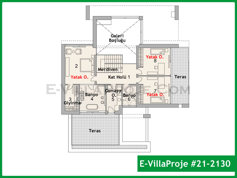 Ev Villa Proje #21 - 2130 Çelik Ev Projesi - Görsel 3