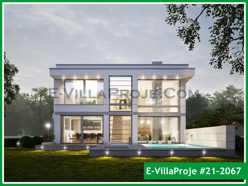 Ev Villa Proje #21 - 2067 Çelik Villa Modeli ve 3D Tasarımı