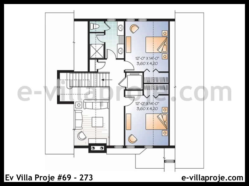 Ev Villa Proje #69 - 273 Çelik Ev Projesi - Görsel 4
