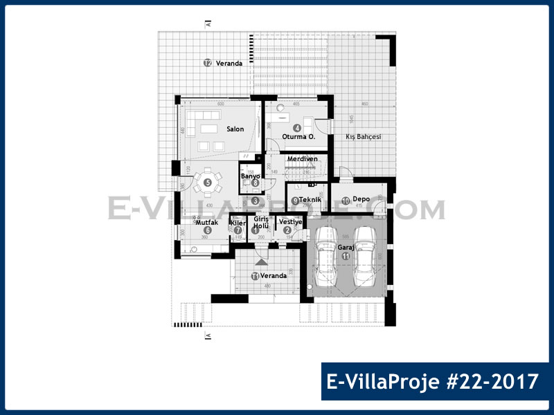 Ev Villa Proje #22 - 2017 Çelik Ev Projesi - Görsel 2