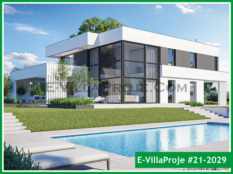 Ev Villa Proje #21 - 2029 Çelik Villa Modeli ve 3D Tasarımı