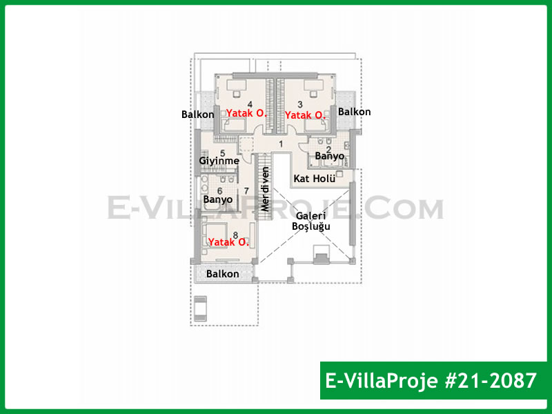 Ev Villa Proje #21 - 2087 Çelik Ev Projesi - Görsel 3