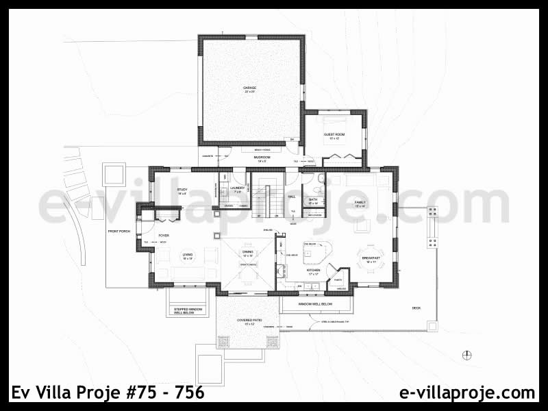 Ev Villa Proje #75 - 756 Çelik Ev Projesi - Görsel 2