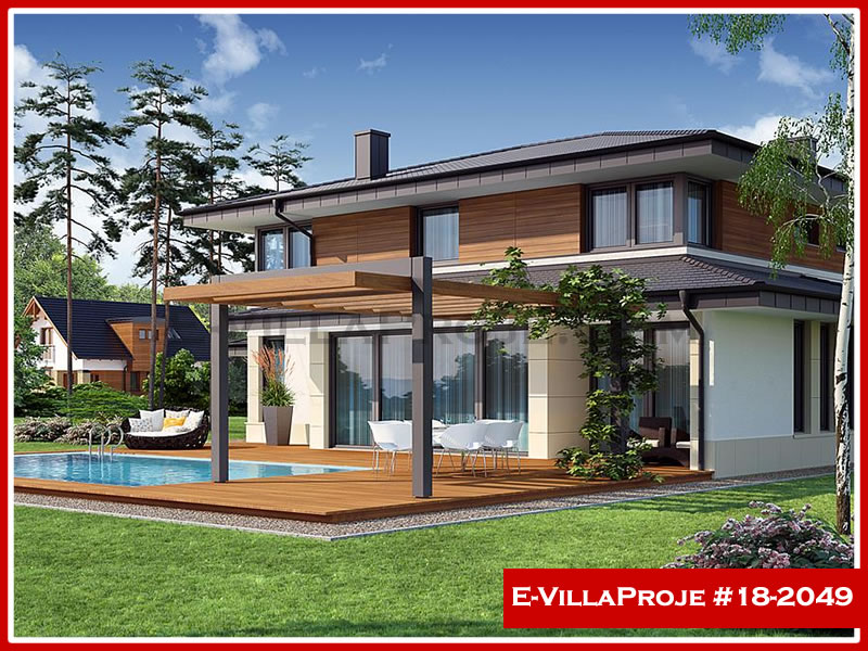 Ev Villa Proje #18 - 2049 Çelik Villa Modeli ve 3D Tasarımı
