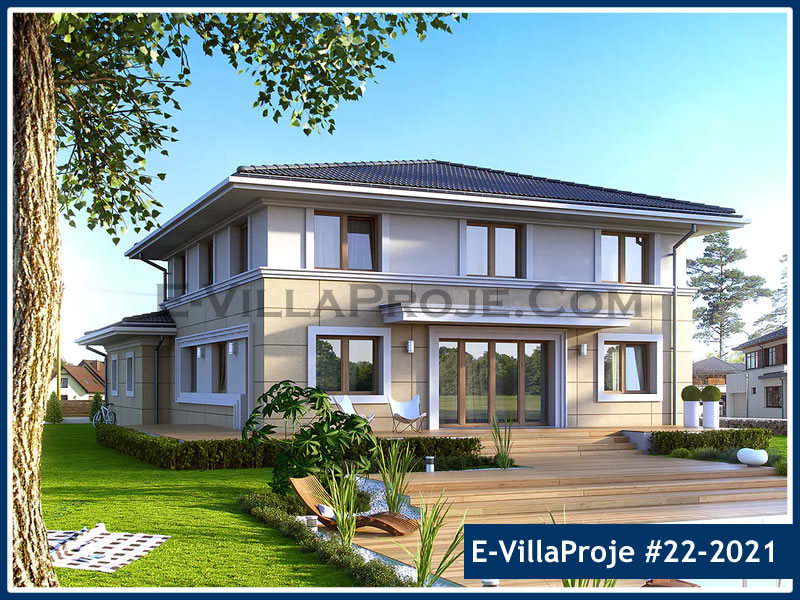 Ev Villa Proje #22 - 2021 Çelik Villa Modeli