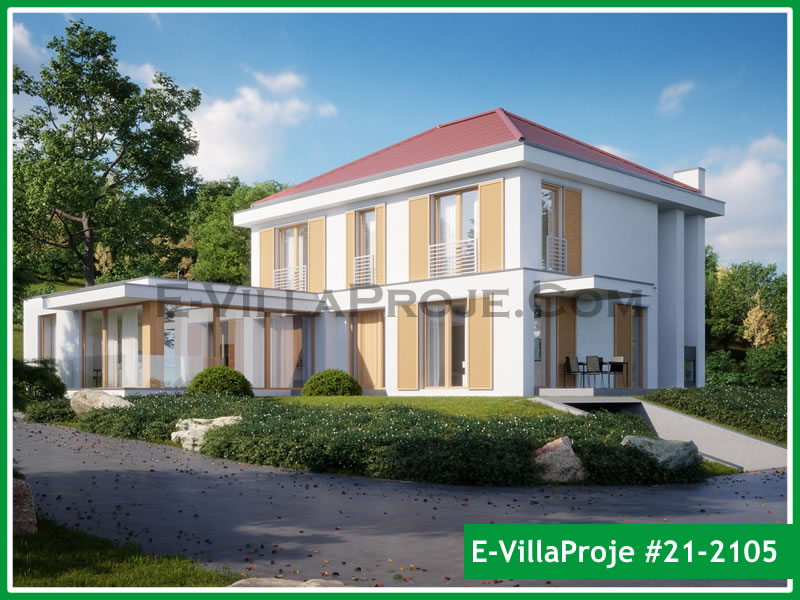 Ev Villa Proje #21 - 2105 Çelik Villa Modeli ve 3D Tasarımı