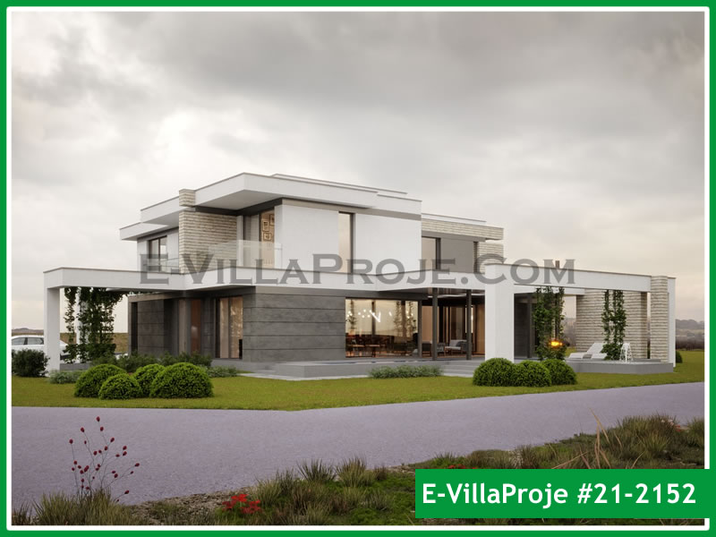 Ev Villa Proje #21 - 2152 Çelik Villa Modeli ve 3D Tasarımı