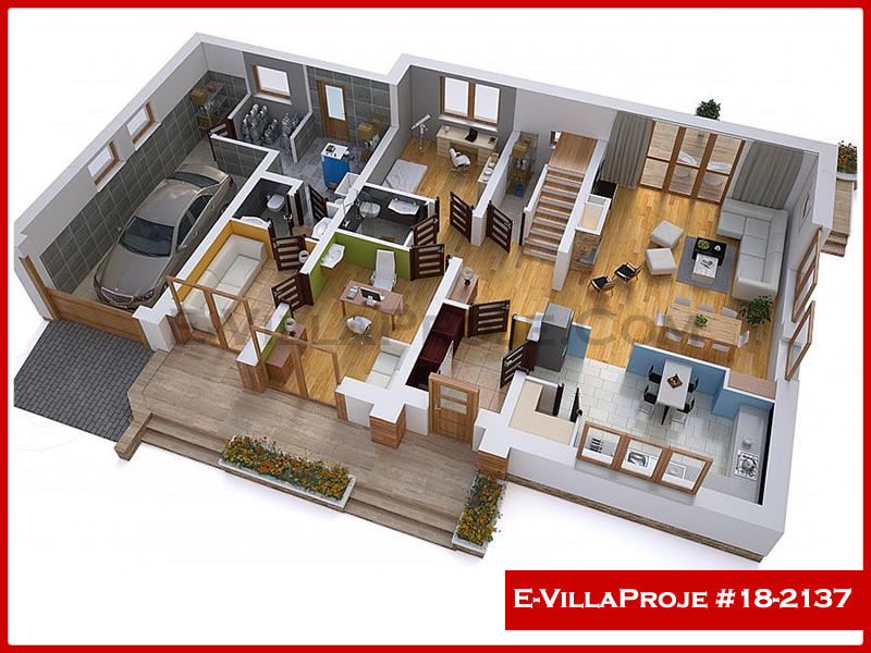 Ev Villa Proje #18 - 2137 Çelik Ev Projesi - Görsel 7