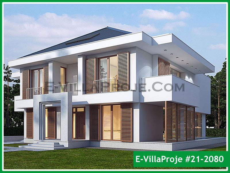 Ev Villa Proje #21 - 2080 Çelik Villa Modeli ve 3D Tasarımı