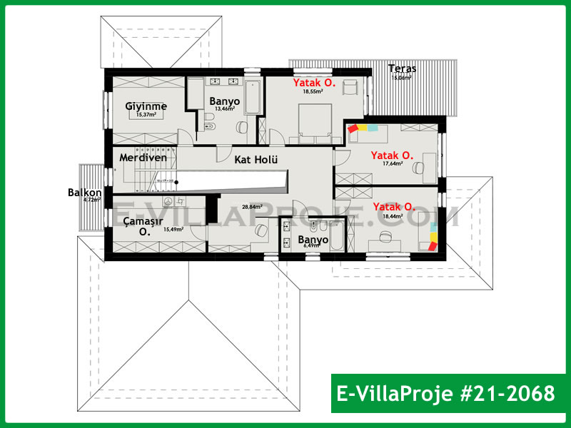 Ev Villa Proje #21 - 2068 Çelik Ev Projesi - Görsel 3