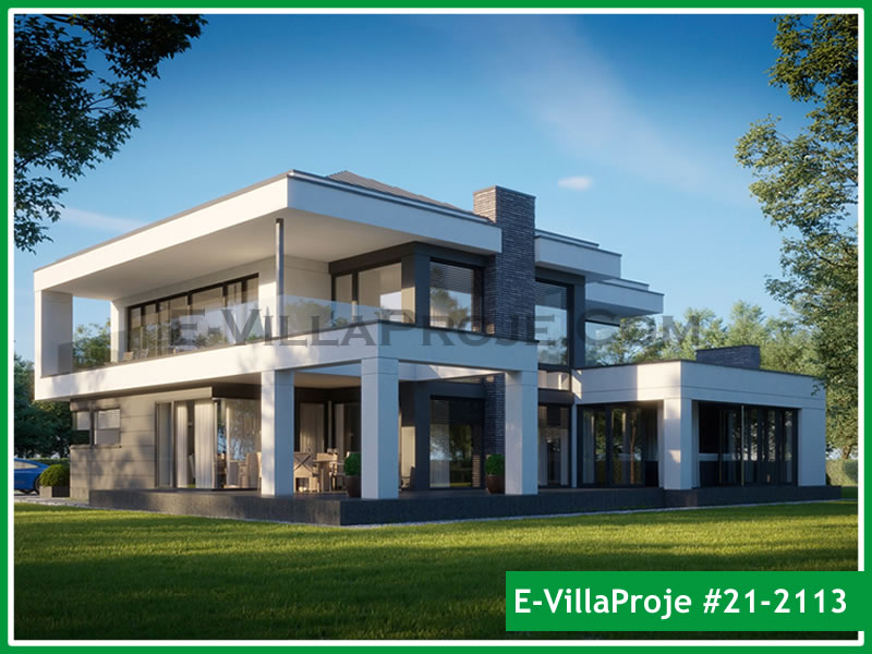 Ev Villa Proje #21 - 2113 Çelik Villa Modeli ve 3D Tasarımı