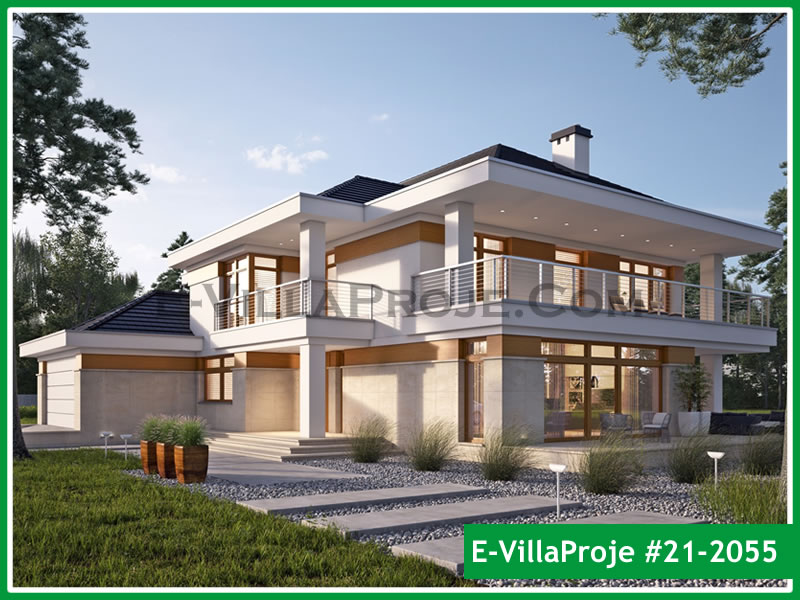 Ev Villa Proje #21 - 2055 Çelik Villa Modeli ve 3D Tasarımı