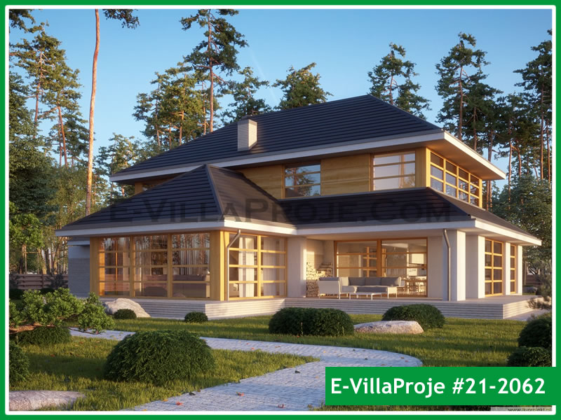 Ev Villa Proje #21 - 2062 Çelik Villa Modeli