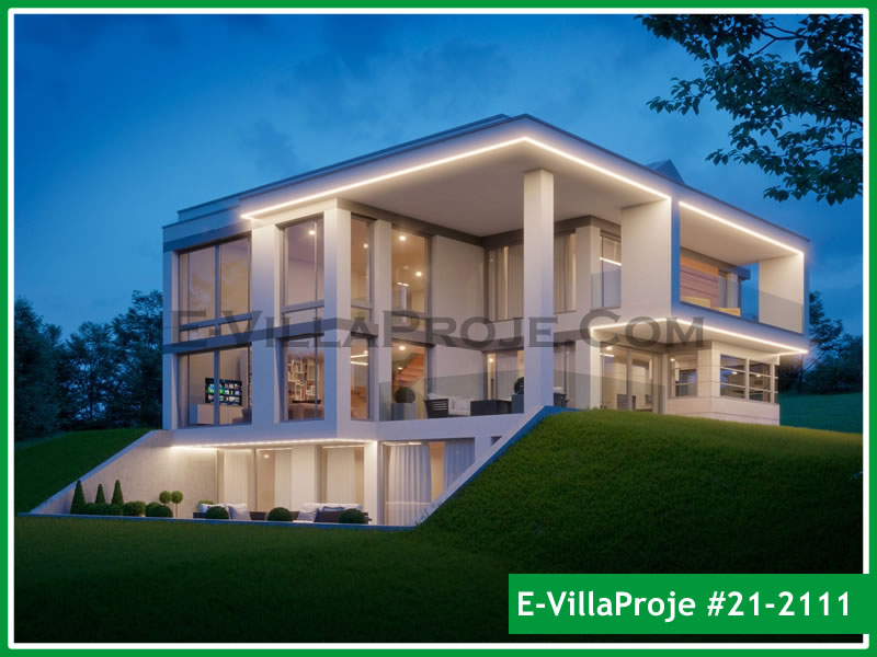 Ev Villa Proje #21 - 2111 Çelik Villa Modeli ve 3D Tasarımı