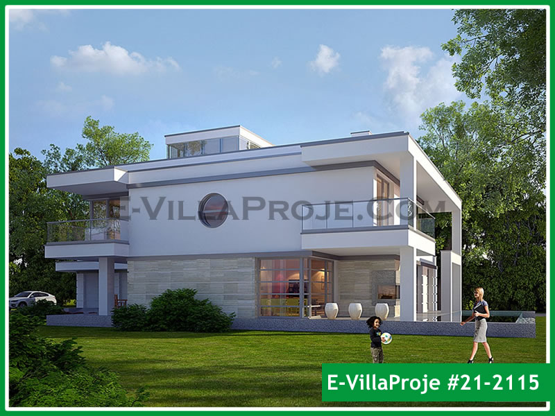Ev Villa Proje #21 - 2115 Çelik Villa Modeli ve 3D Tasarımı