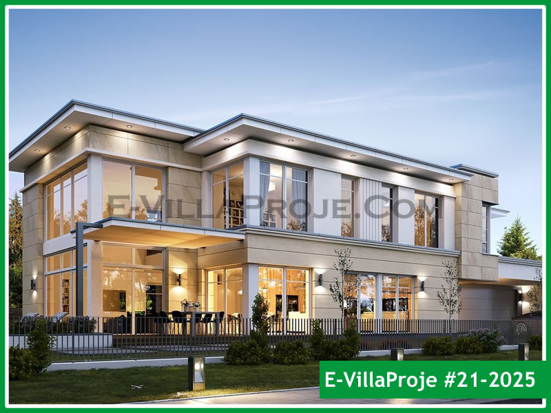 Ev Villa Proje #21 - 2025 Çelik Villa Modeli ve 3D Tasarımı