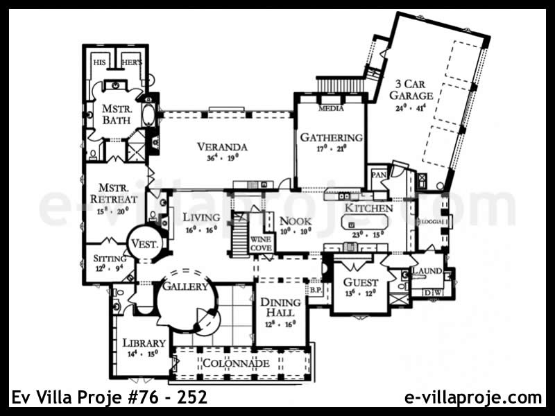 Ev Villa Proje #76 - 252 Çelik Ev Projesi - Görsel 2