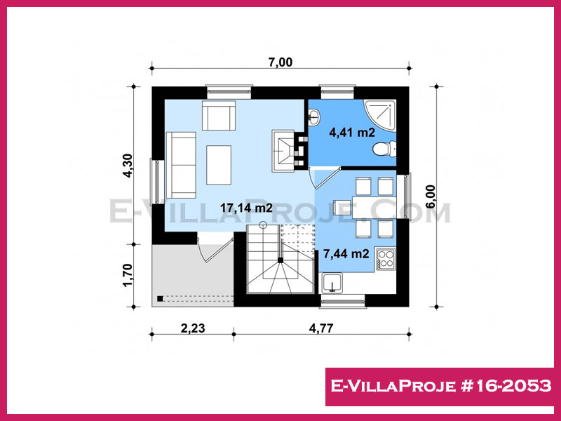 Ev Villa Proje #16 - 2053 Çelik Ev Projesi - Görsel 2