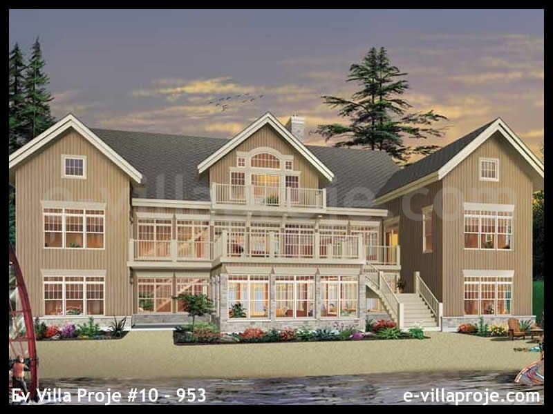 Ev Villa Proje #10 - 953 Çelik Villa Modeli ve 3D Tasarımı
