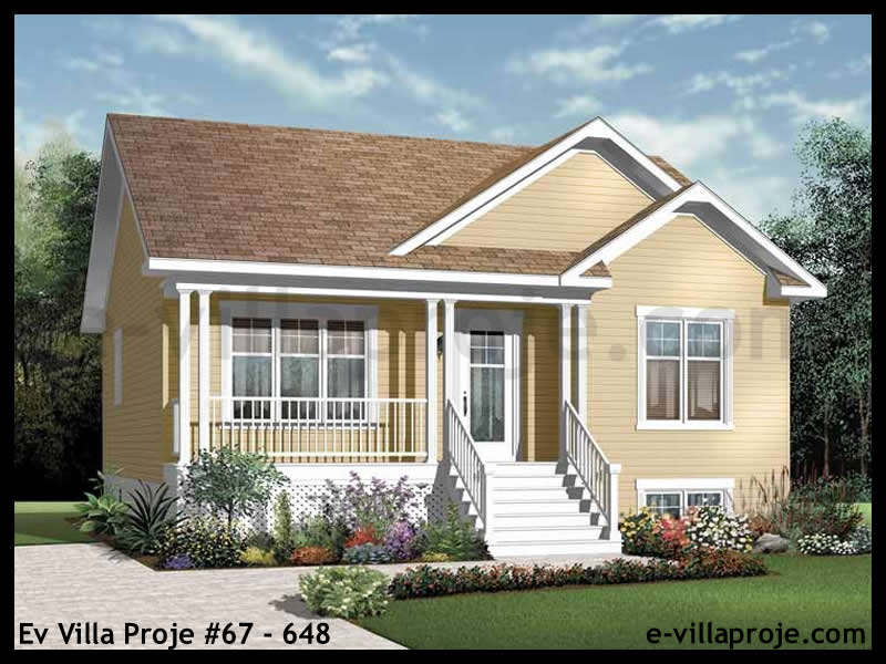 Ev Villa Proje #67 - 648 Çelik Villa Modeli