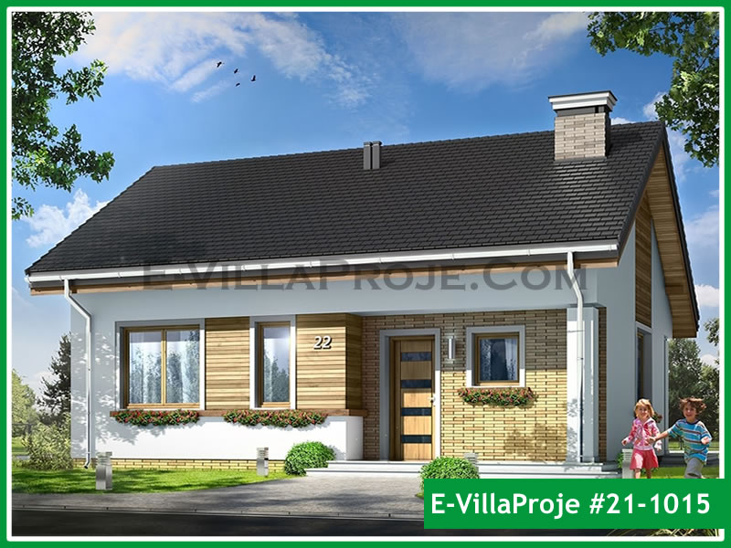 Ev Villa Proje #21 - 1015 Çelik Villa Modeli ve 3D Tasarımı