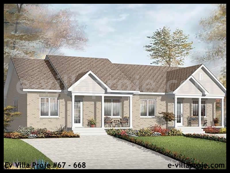 Ev Villa Proje #67 - 668 Çelik Villa Modeli