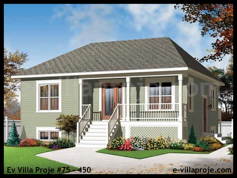 Ev Villa Proje #75 - 450 Çelik Villa Modeli