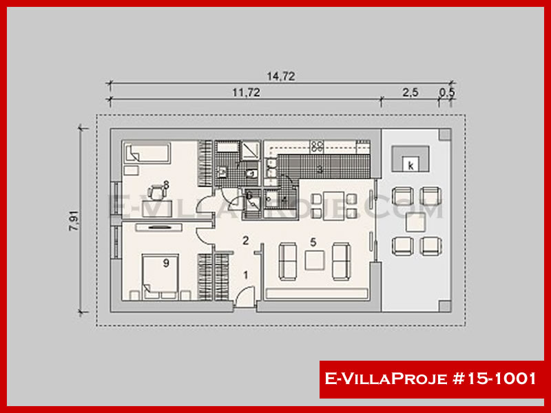 Ev Villa Proje #15 - 1001 Çelik Ev Projesi - Görsel 2