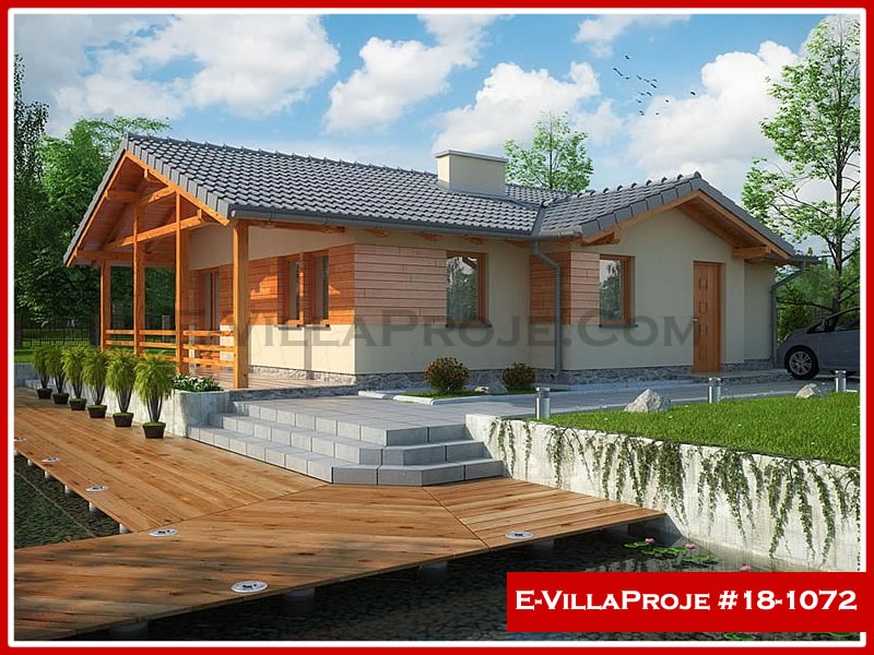 Ev Villa Proje #18 - 1072 Çelik Villa Modeli ve 3D Tasarımı