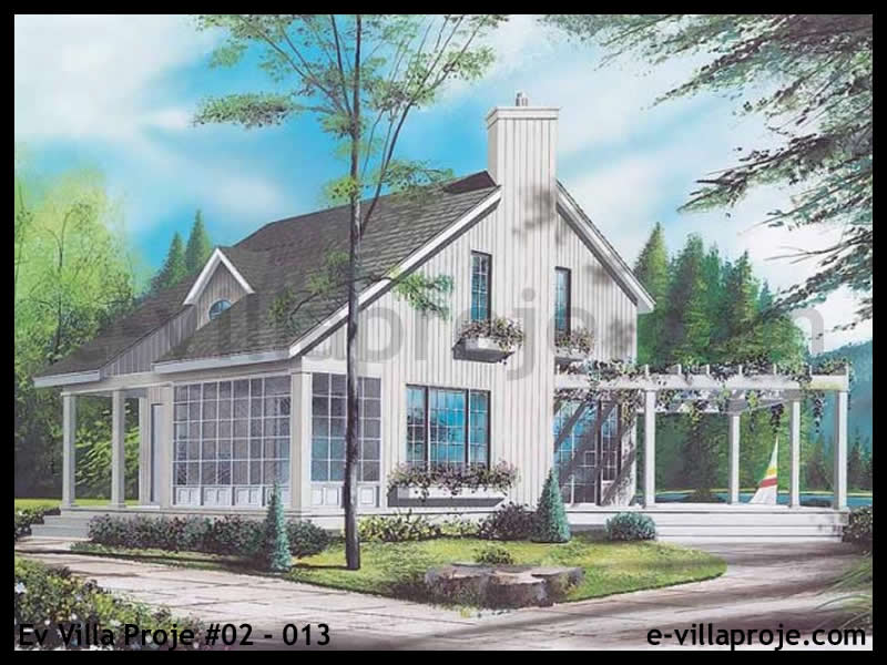 Ev Villa Proje #02 - 013 Çelik Villa Modeli ve 3D Tasarımı