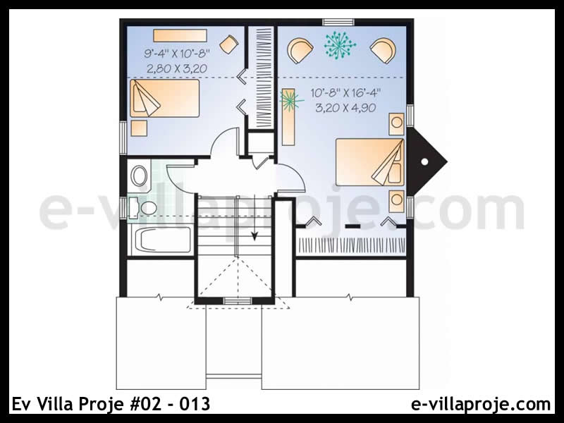 Ev Villa Proje #02 - 013 Çelik Ev Projesi - Görsel 3