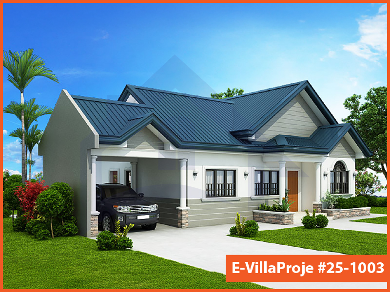 Ev Villa Proje #25 - 1003 Çelik Villa Projesi 3D Mimari Tasarımı