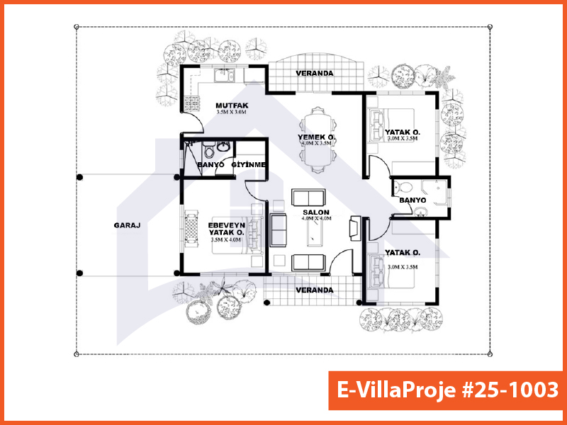 Ev Villa Proje #25 - 1003 Çelik Ev Projesi - Görsel 2